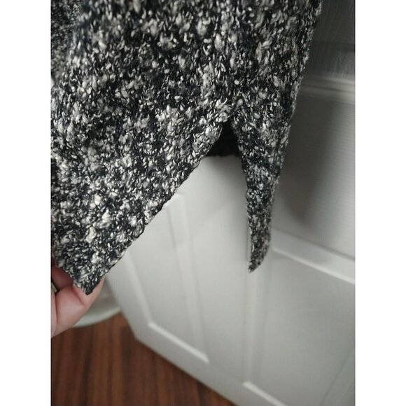 $ Buffalo David Button Black White Heather Long Sleeve Sweater Size XS - Picture 8 of 11